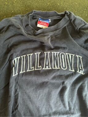 Champion Black Villanova Crewneck Sweatshirt for Kids